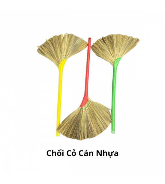 Chổi Cỏ Cán Nhựa 