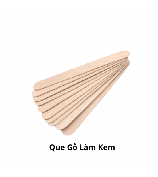 Que Gỗ Làm Kem 