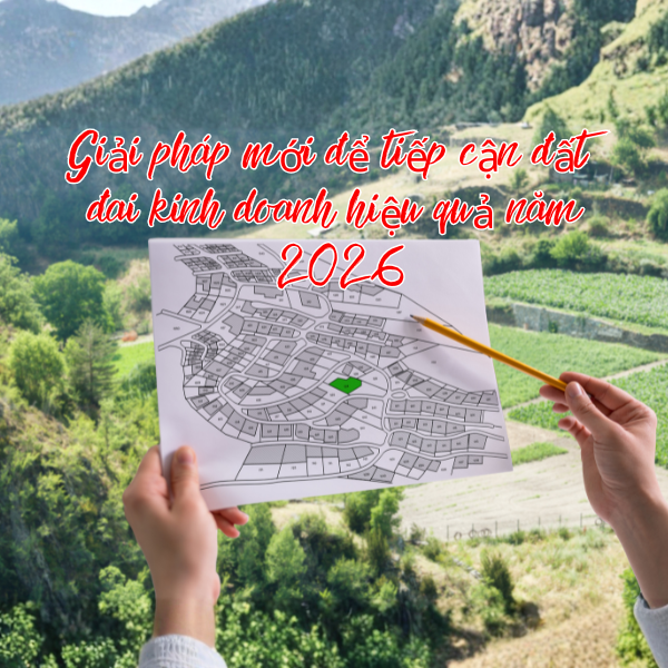 Giải pháp mới để tiếp cận đất đai kinh doanh hiệu quả năm 2026